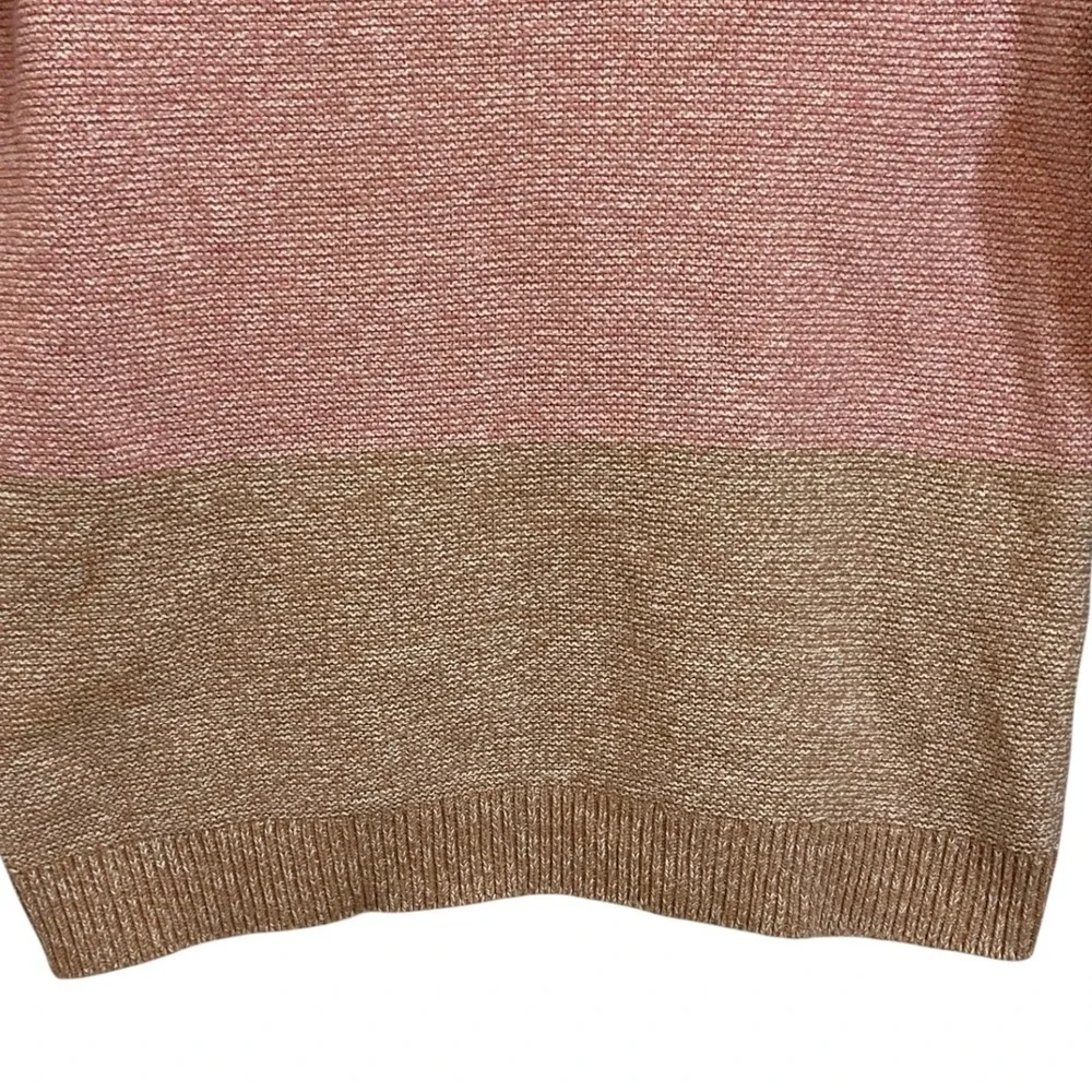 HM Kids Girls Colorblock Cotton Knit‎ Sweater Preppy Soft Girl CottageSize 8-10Y